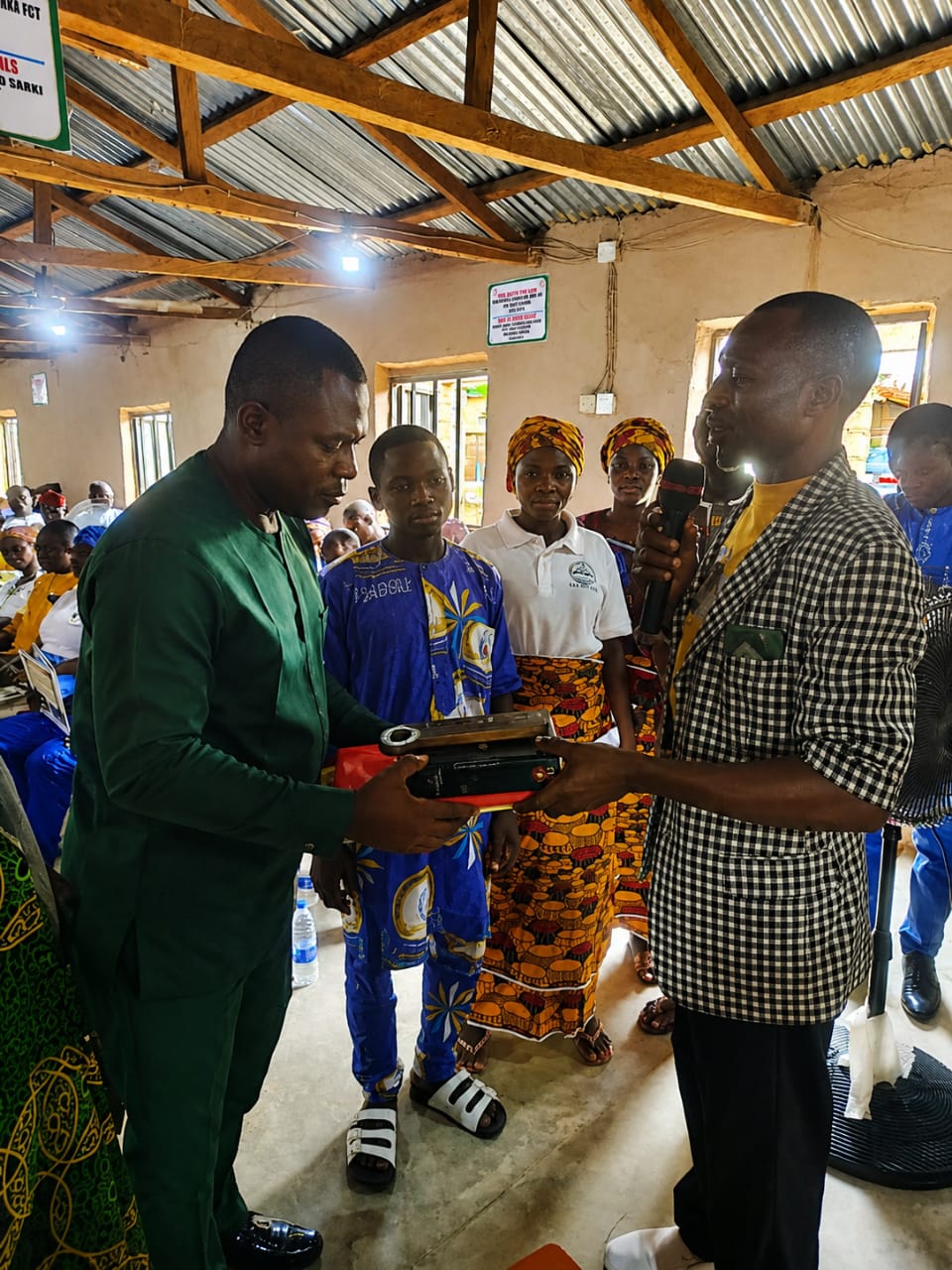 Gospel Baptist Church Iddo Sarki members gathered for a church presentation