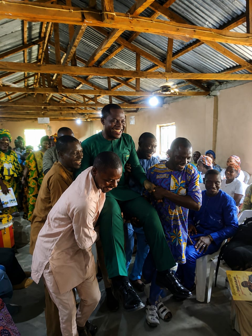 Gospel Baptist Church Iddo Sarki congregation celebrating together